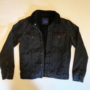ZARA Men’s Fleece Lined Demin Jacket